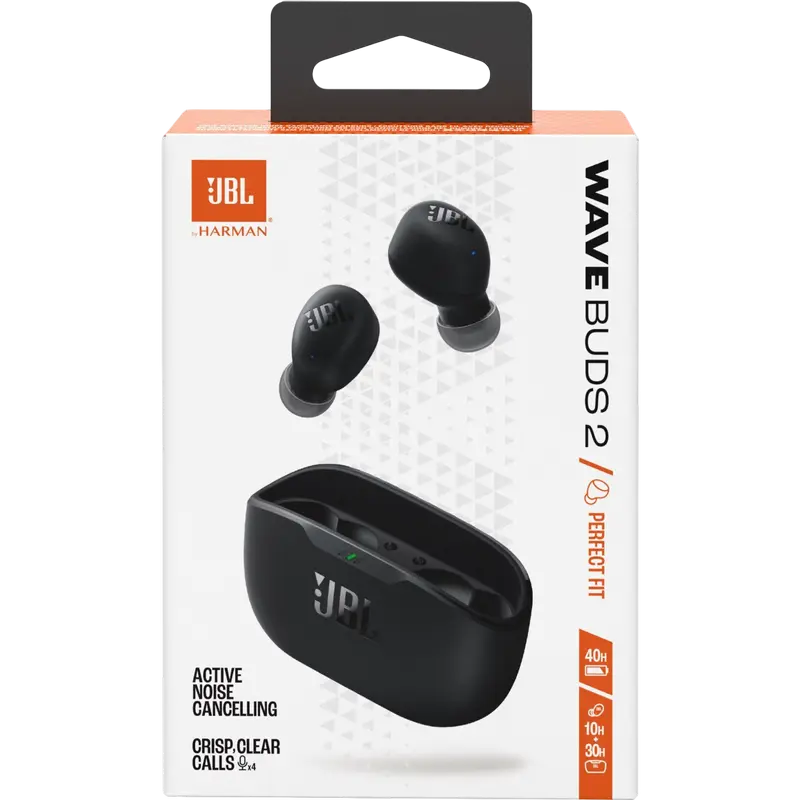 Căști JBL Wave Buds 2, Negru