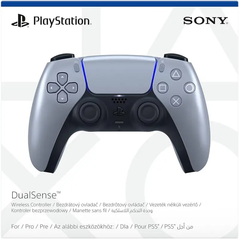 Gamepad SONY DualSense, Sterling Silver