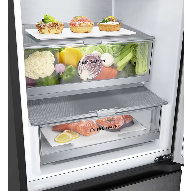 Frigider LG GBV7280CEV, Negru
