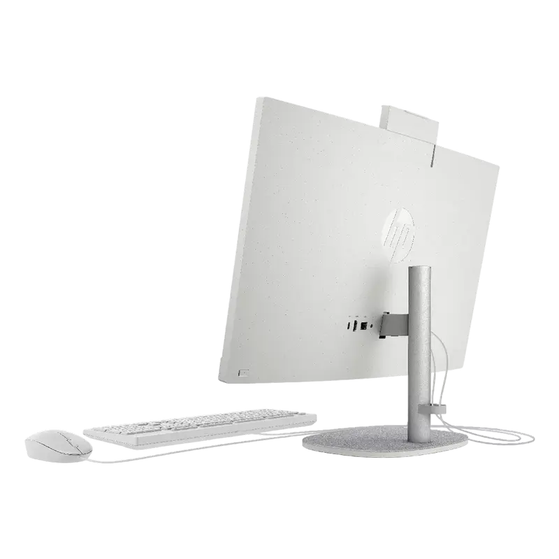 Computer All-in-One HP 24-cr0072ci, 23,8", AMD Ryzen 5 7520U, 16GB/512GB, FreeDOS, Alb