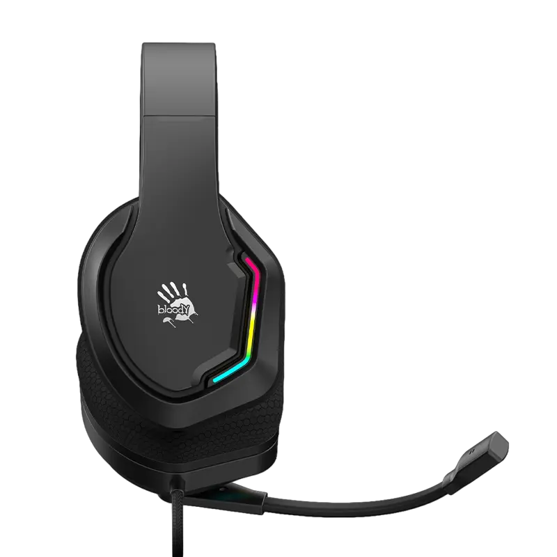 Căști gaming Bloody G260, USB, Negru