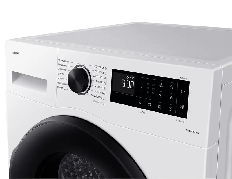 Masina de uscat Samsung DV90CGC2A0AELE, 9kg, Alb