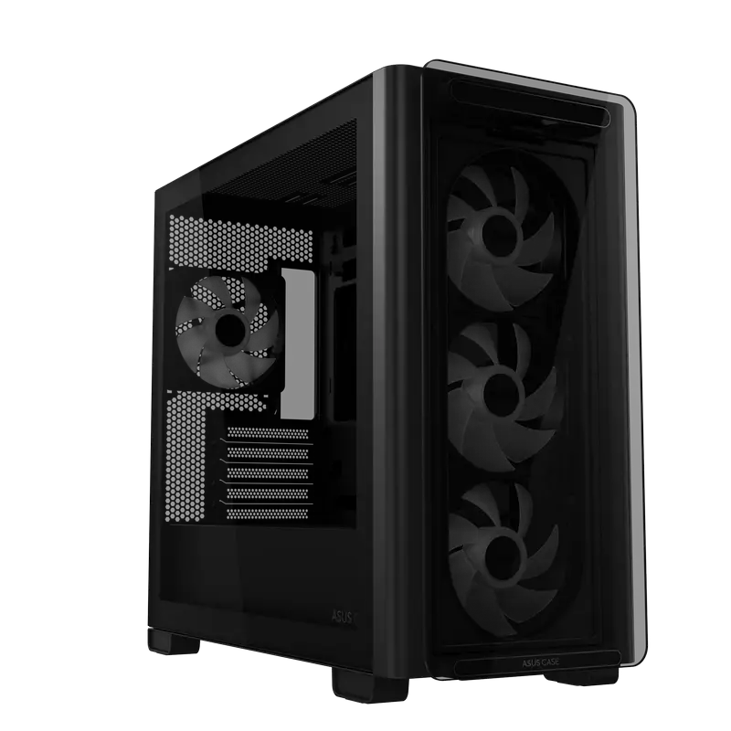 Carcasă PC ASUS A23 PLUS TG ARGB, Mini-Tower, Negru