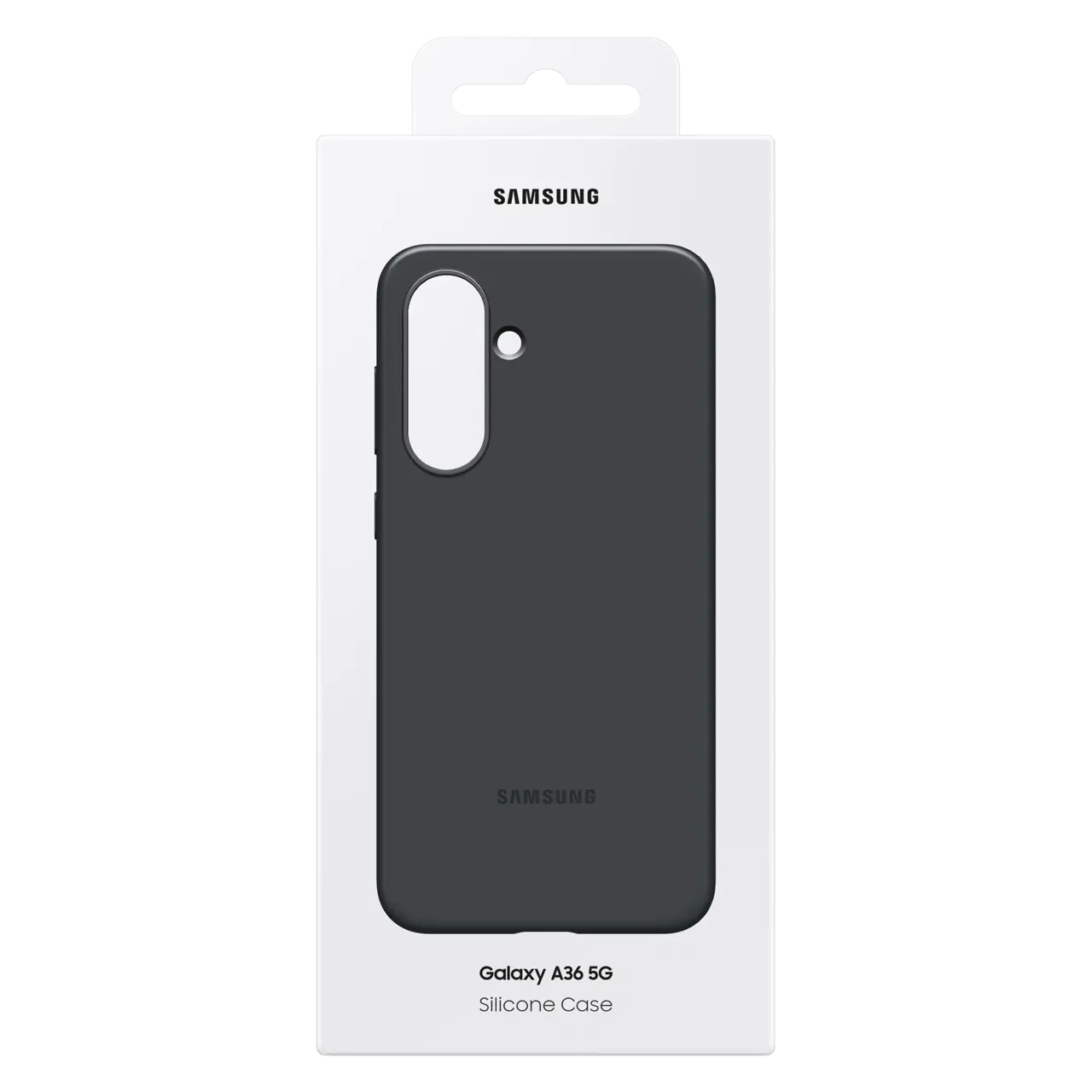 Husă Samsung Silicone Cover pentru Galaxy A36, Negru
