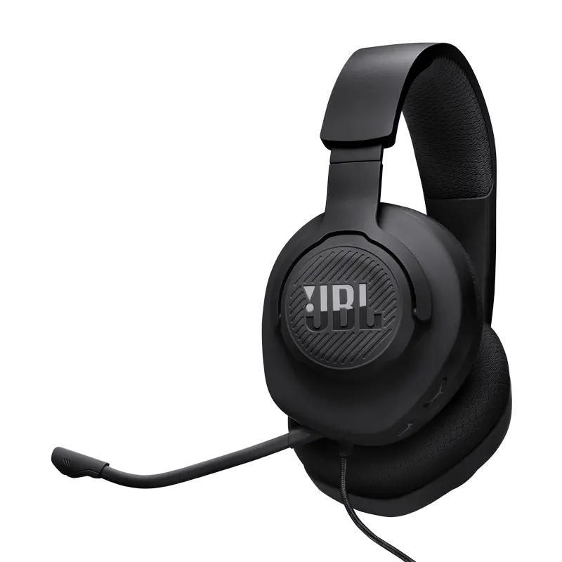 Căști gaming JBL Quantum 100M2, Cu fir, Negru