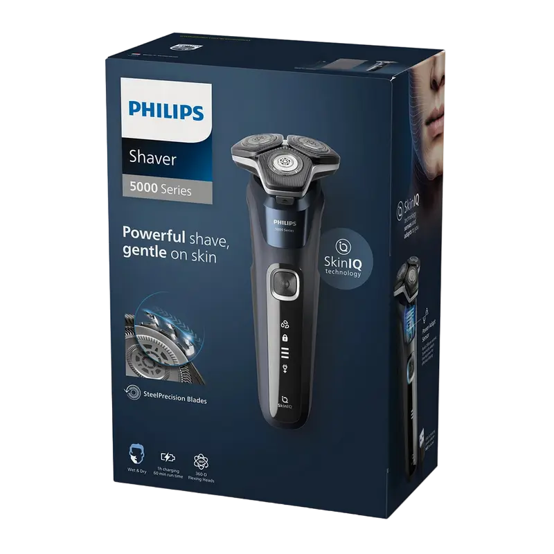 Aparat de ras electric Philips S5885/10, Albastru