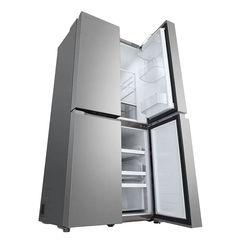 Холодильник LG GMB860PYDE, DoorCooling+, Серебристый