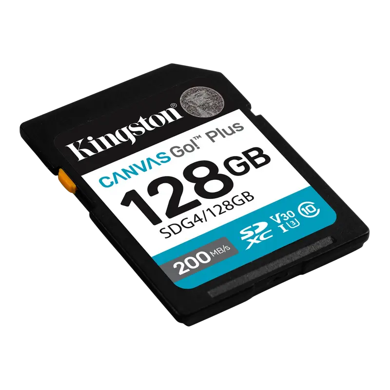 Card de Memorie Kingston Canvas Go! Plus, 128GB (SDG4/128GB)