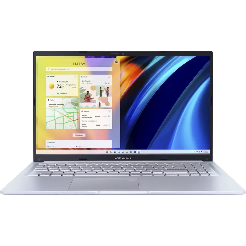 Laptop 15,6" ASUS Vivobook 15 X1502ZA, Icelight Silver, Intel Core i7-12700H, 16GB/512GB, Fără SO