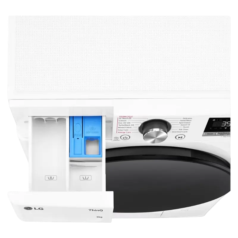 Mașină de spălat LG F2WR709S2W, 9kg, Alb
