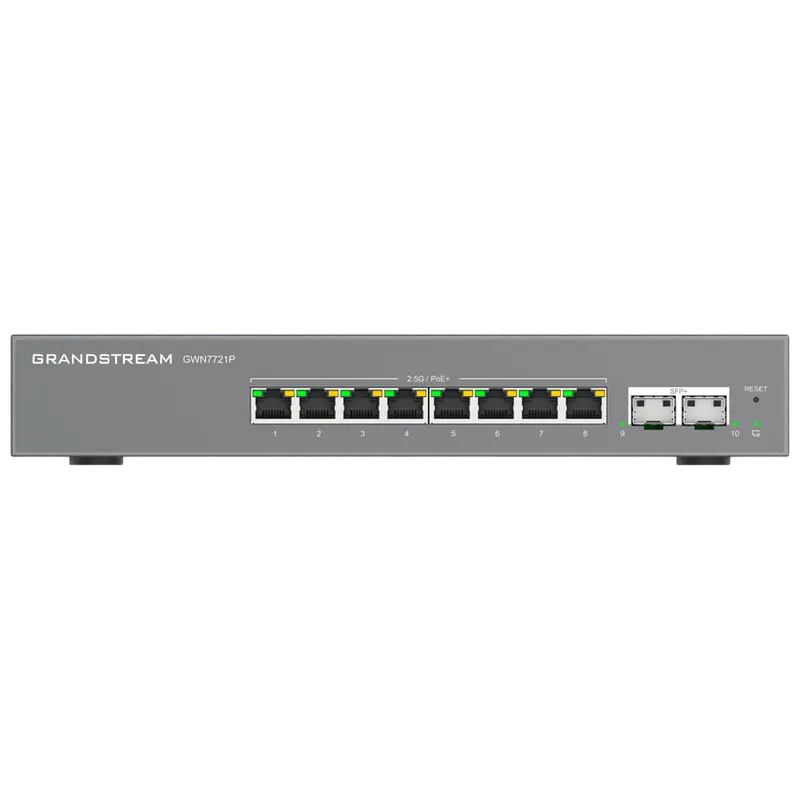 PoE коммутатор Grandstream GWN7721P, 8x IEEE 802.3af/at