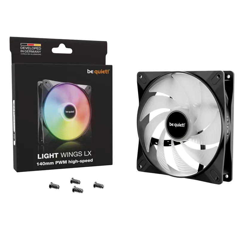 Ventilator pentru PC be quiet! LightWings LX, 140 mm