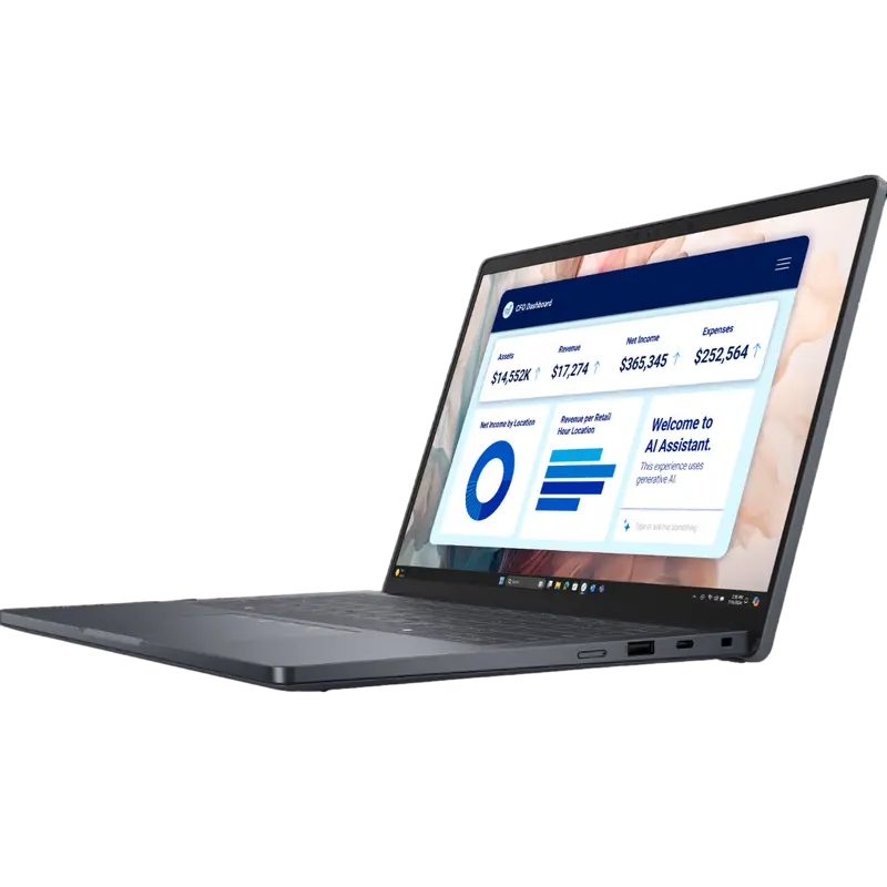 Laptop Business 14" DELL Pro 14 Premium PA14250, Magneziu, Intel Core Ultra 7 268V, 32GB/1024GB, Windows 11 Pro