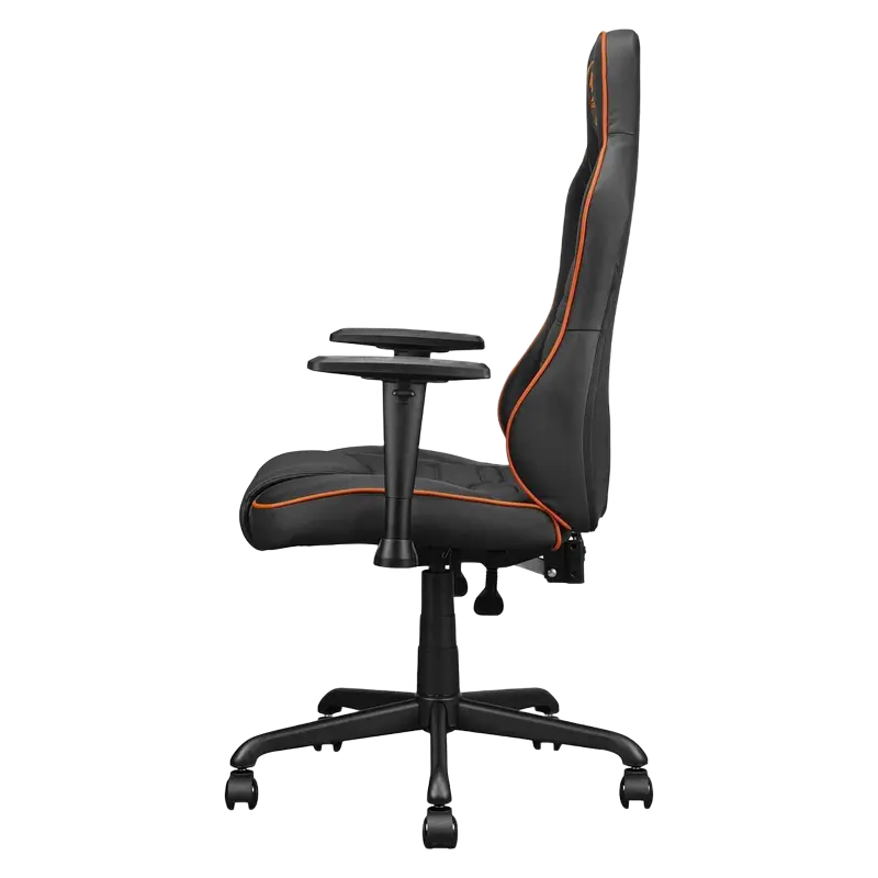 Игровое кресло Cougar Fusion S, ПВХ Кожа, Черный | Оранжевый