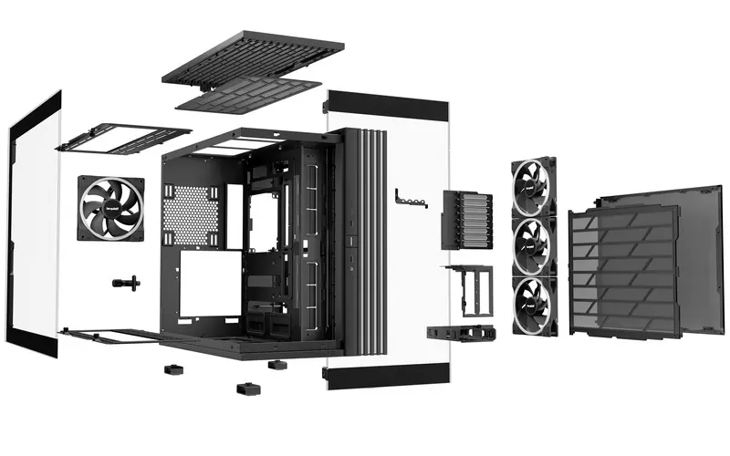 Carcasă PC be quiet! Ligh Base 900 FX, Midi-Tower, Fără PSU, Negru