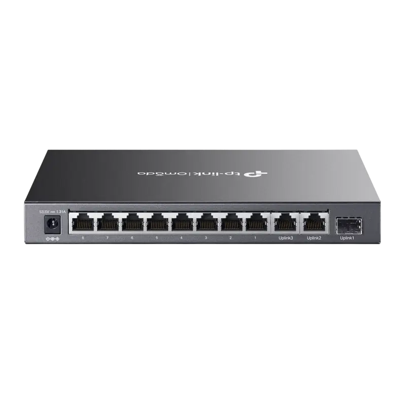 Comutator PoE TP-LINK DS111P, 8x IEEE 802.3af/at PoE+ Ports