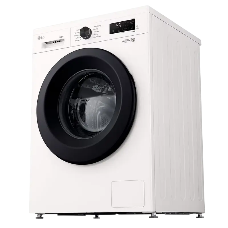 Mașină de spălat cu uscător LG W4X1085NWK, 8kg, Alb