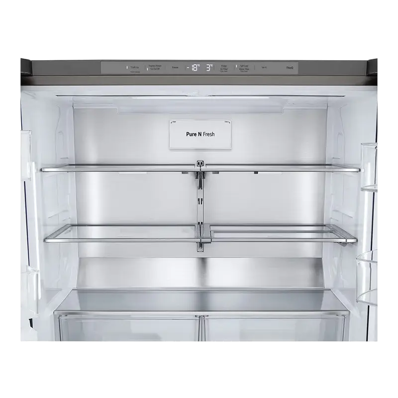 Frigider LG GMG960MBEE, InstaView Door-in-Door™, Argintiu