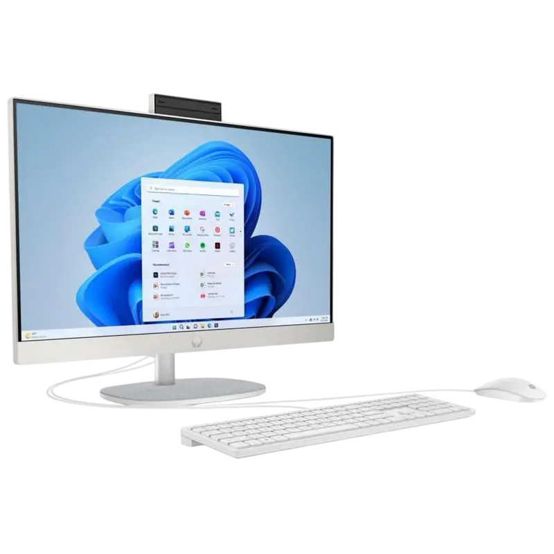 Моноблок HP 27-cr1060ci , 27", Intel Core Ultra 5 125U, 16Гб/512Гб, FreeDOS, Shell White