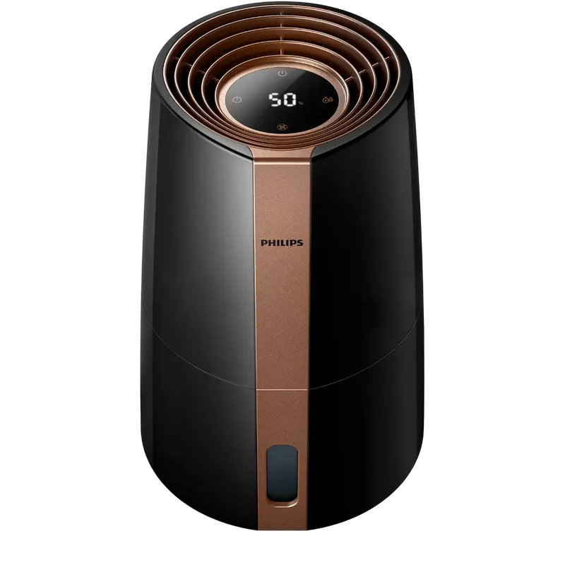 Umidificator de aer Philips HU3918/10, Negru | Cupru