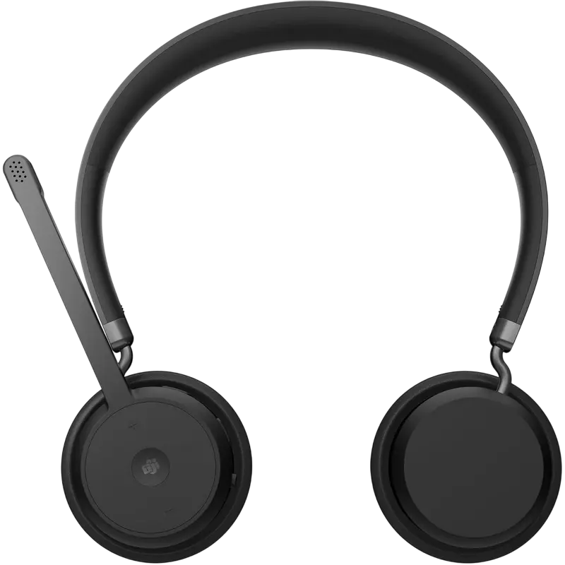 Căști Lenovo VoIP Teams Wireless, Negru