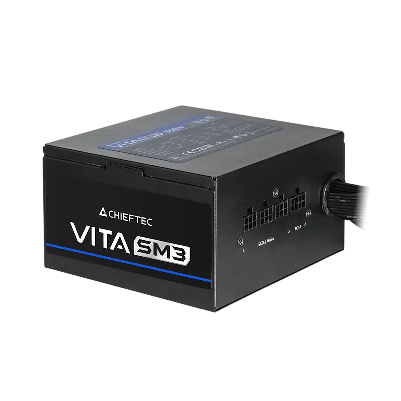 Блок питания для компьютеров Chieftec Vita SM3, 750Вт, ATX, Полумодульный