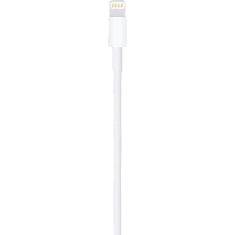 Cablu pentru încărcare și transfer de date Apple MUQW3ZM/A, Lightning/USB Type-A, 1m, Alb
