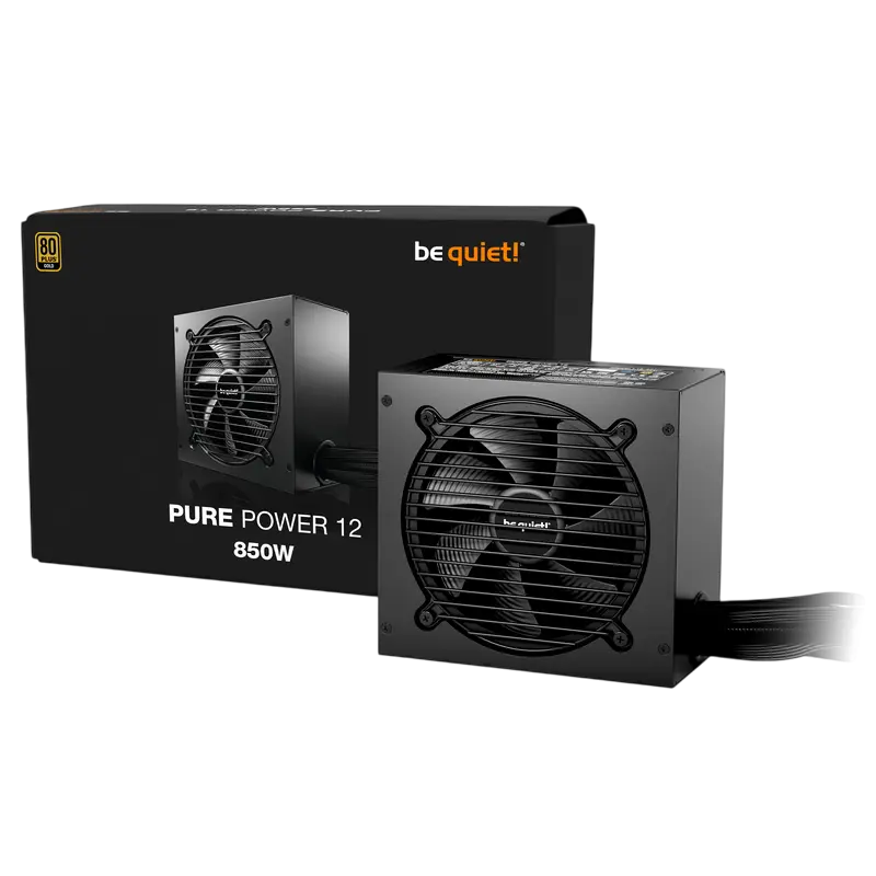 Sursă Alimentare PC be quiet! PURE POWER 12, 850W, ATX, Nemodular