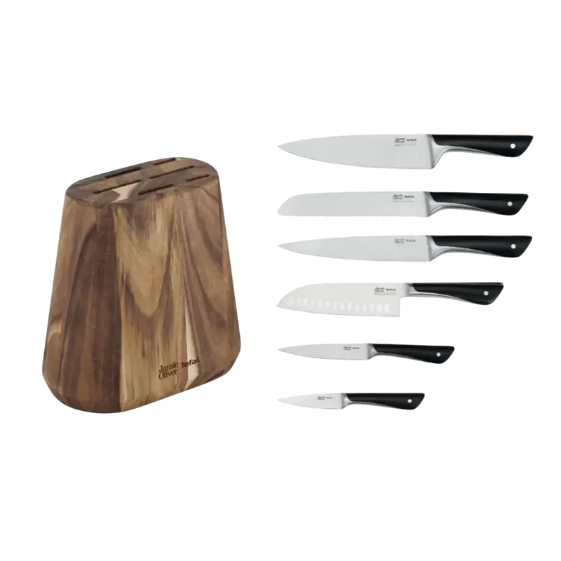 Set de Cuțite Tefal K267S656, Negru..