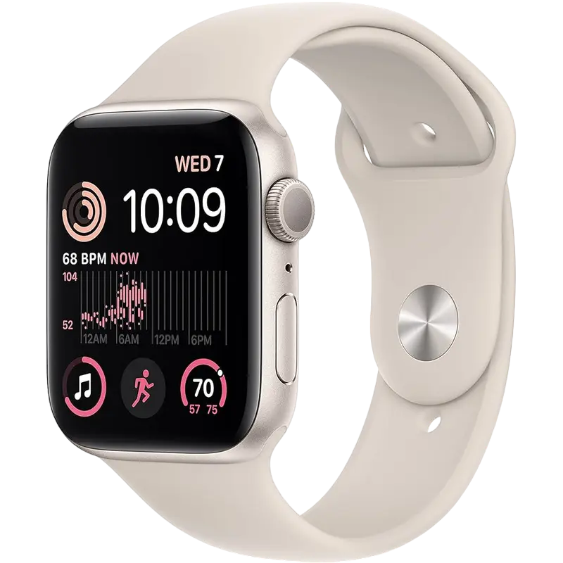 Ceasuri inteligente Apple Watch SE 2, 44mm, Starlight