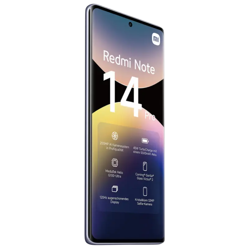 Smartphone Xiaomi Redmi Note 14 Pro 4G, 8GB/256GB, Aurora Purple