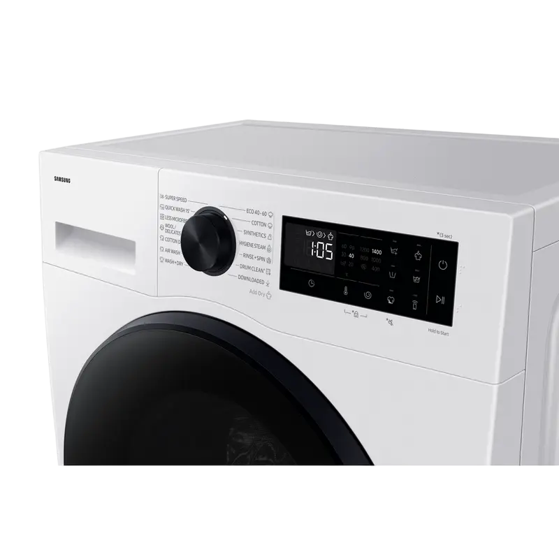 Mașină de spălat cu uscător Samsung WD90DG5G34BELE, 9kg, Alb