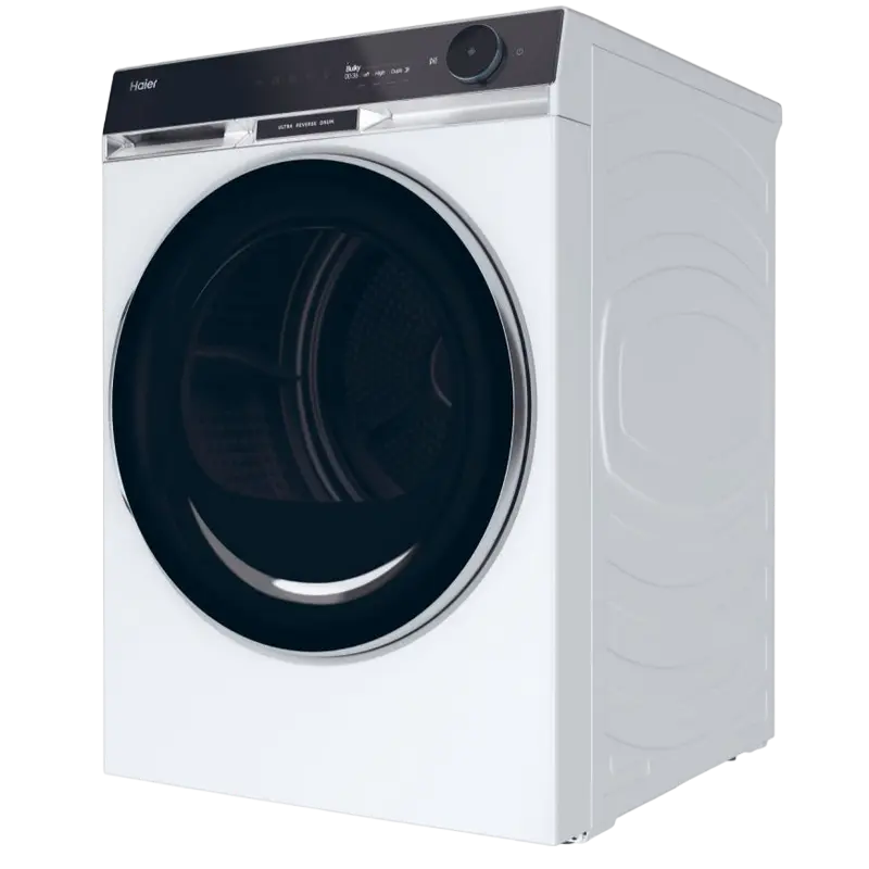 Uscător de rufe Haier HD90-A3Q397U1-S, 9kg, Alb