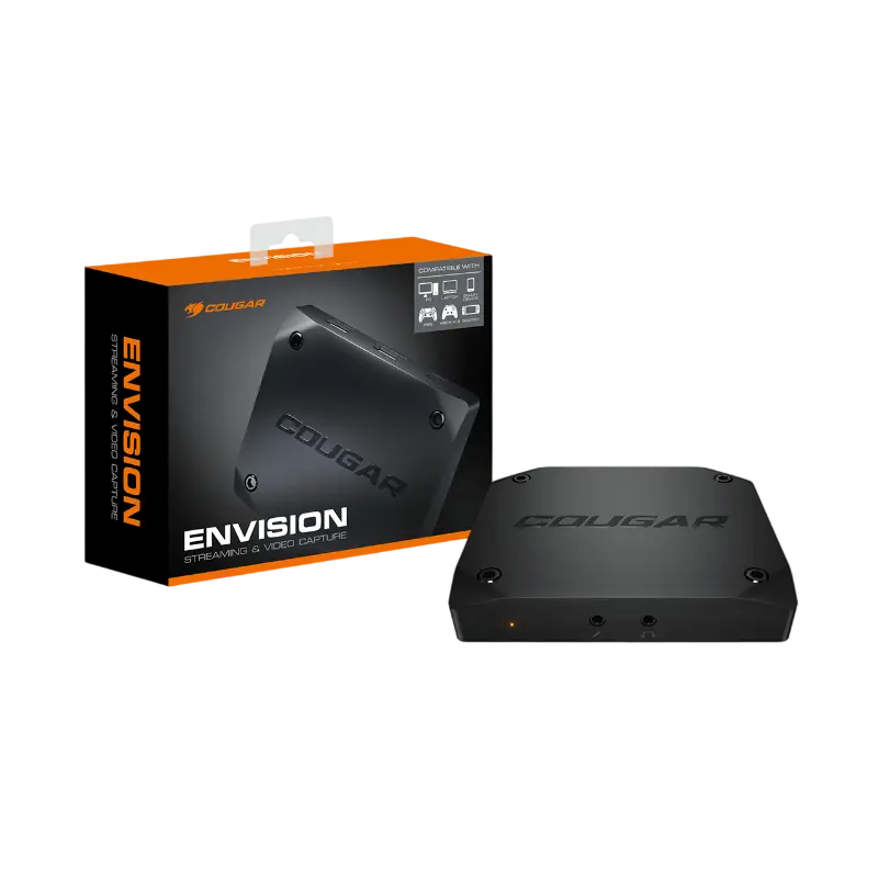 Captură video Cougar Envision, Negru