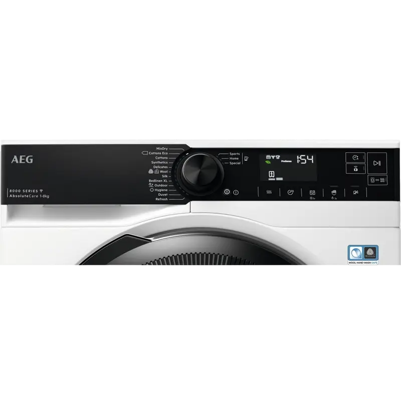 Uscător de rufe AEG TR838H4CE, 8kg, Alb
