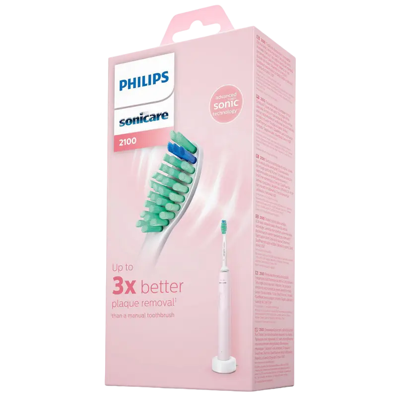 Periuță de dinți electrică Philips HX3651/11, Roz