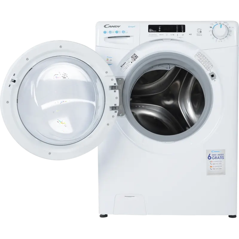 Mașină de spălat Candy CS4 1072DE/1-S, 7kg, Alb