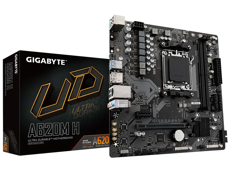 Placă de bază Gigabyte A620M H, AM5..