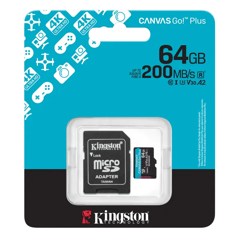 Card de Memorie Kingston Canvas Go! Plus, 256GB (SDCG4/256GB)