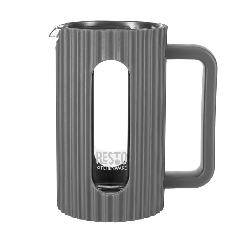 Cafetiera French Press RESTO 90534, 0,6L, Gri inchis
