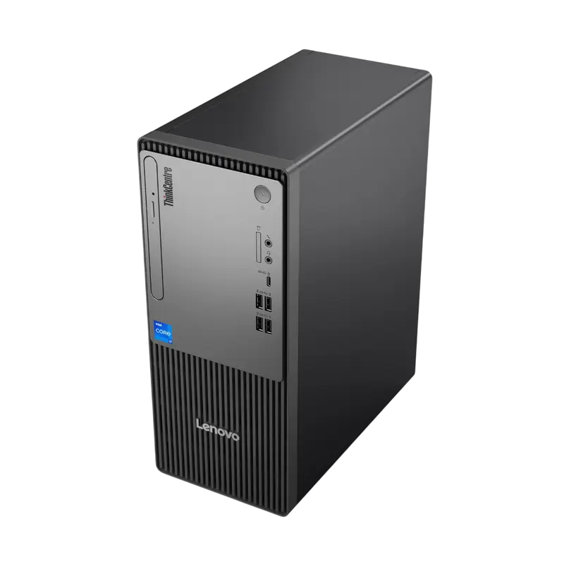 Sistem Desktop PC Lenovo ThinkCentre Neo 50t, Intel Core i3-14100, 8GB/256GB, Intel UHD Graphics 730, Fără SO