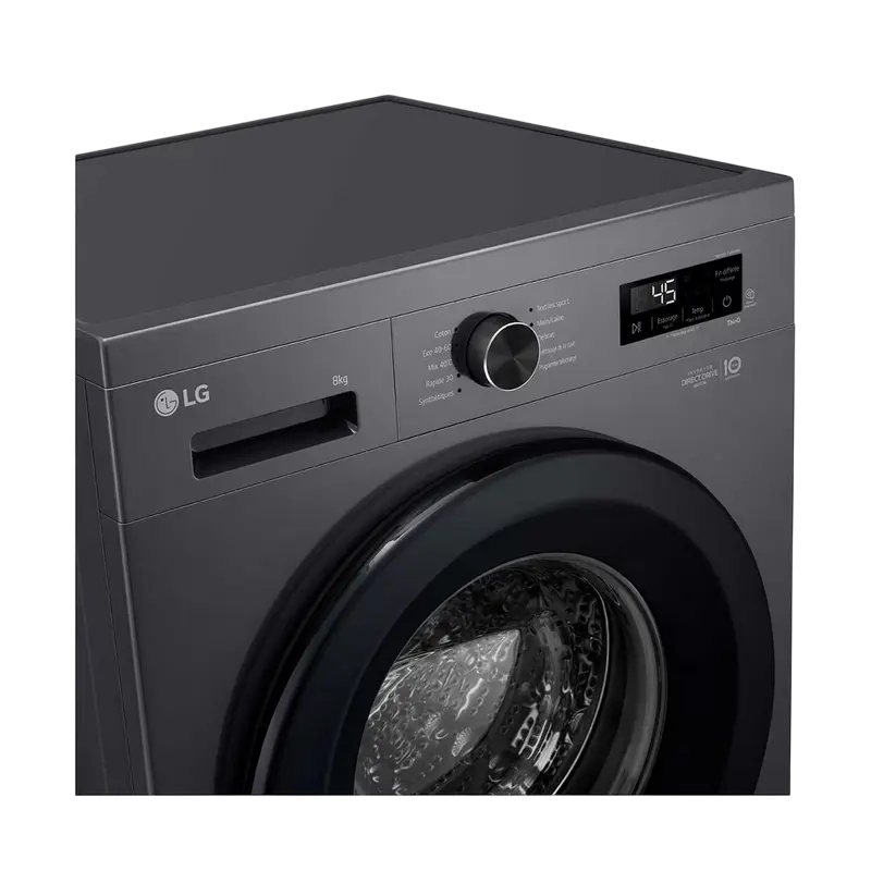 Mașină de spălat LG F84B15MBS, 8kg, Gri