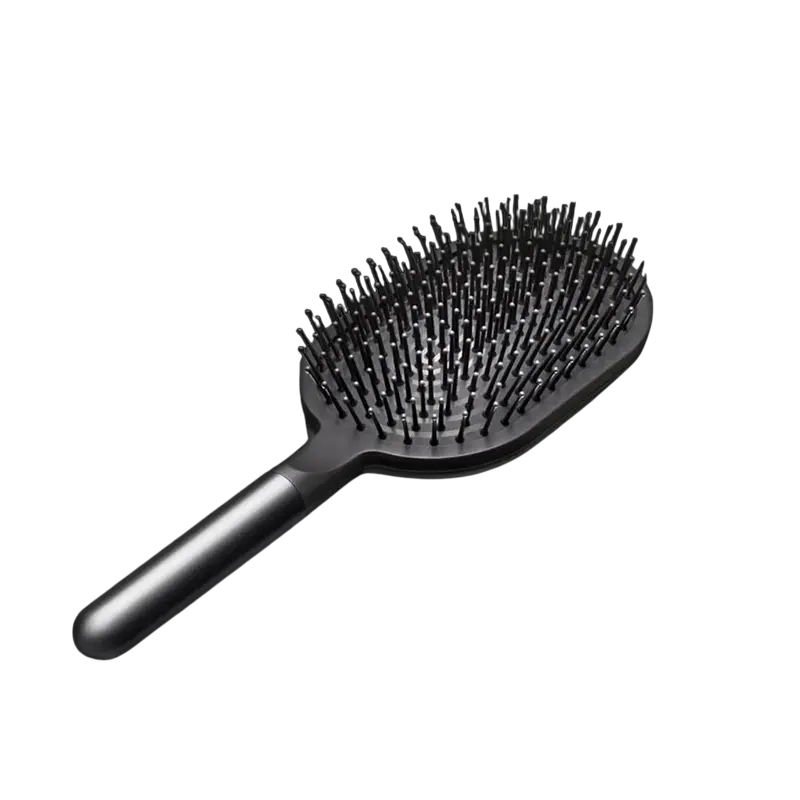 Perie de masaj pentru păr Dyson Paddle Brush, Nickel | Black