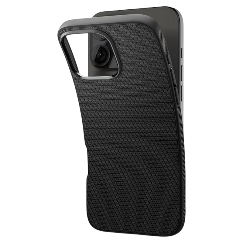Husa Spigen iPhone 16 Pro Liquid Air, Negru mat