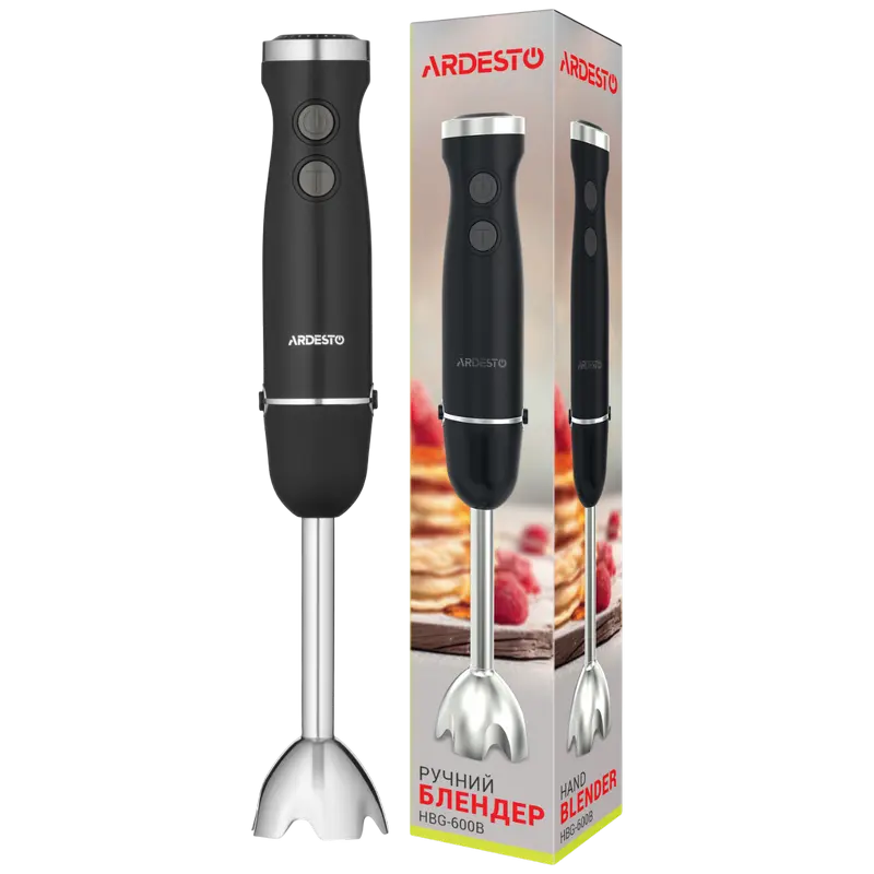 Blender de mână Ardesto HBG-600B, Negru