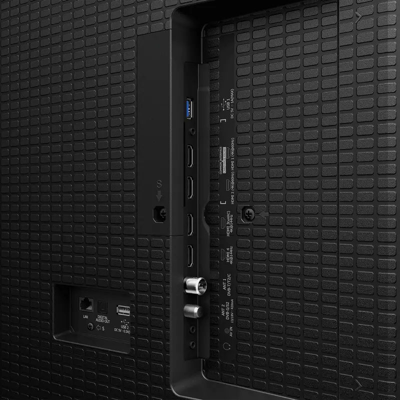 100" QLED SMART TV Hisense 100E7Q PRO, 3840x2160 4K UHD, VIDAA U8.5, Negru