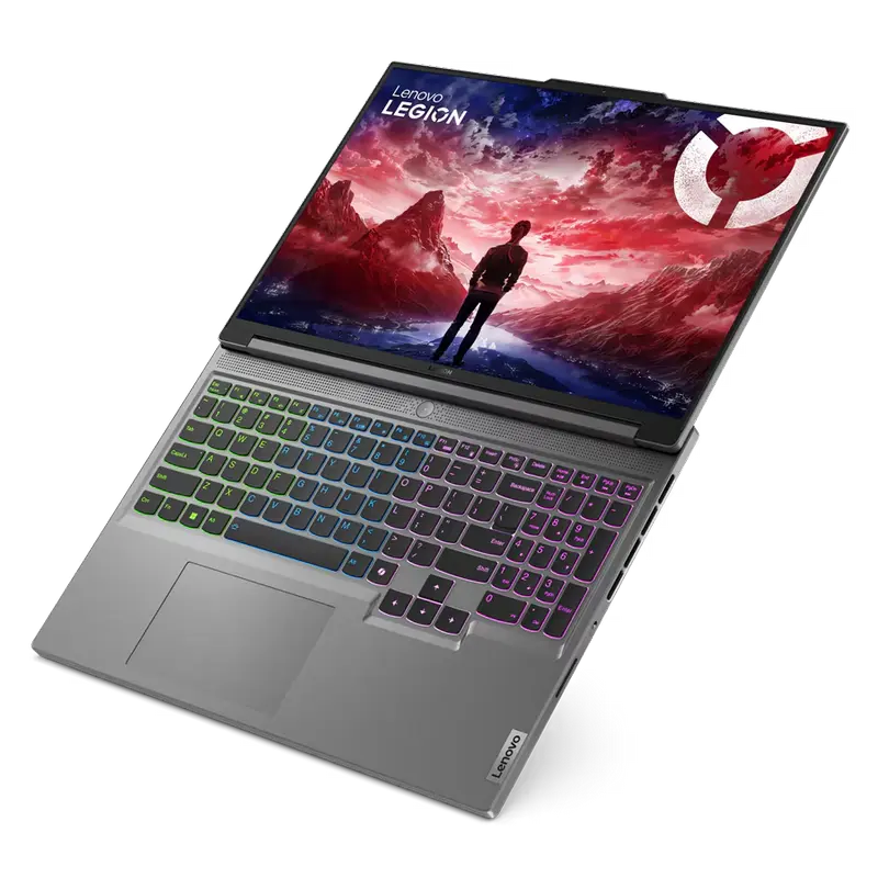 Laptop Gaming 16" Lenovo Legion Slim 5 16AHP9, Luna Grey, AMD Ryzen 7 8845HS, 32GB/1024GB, Fără SO