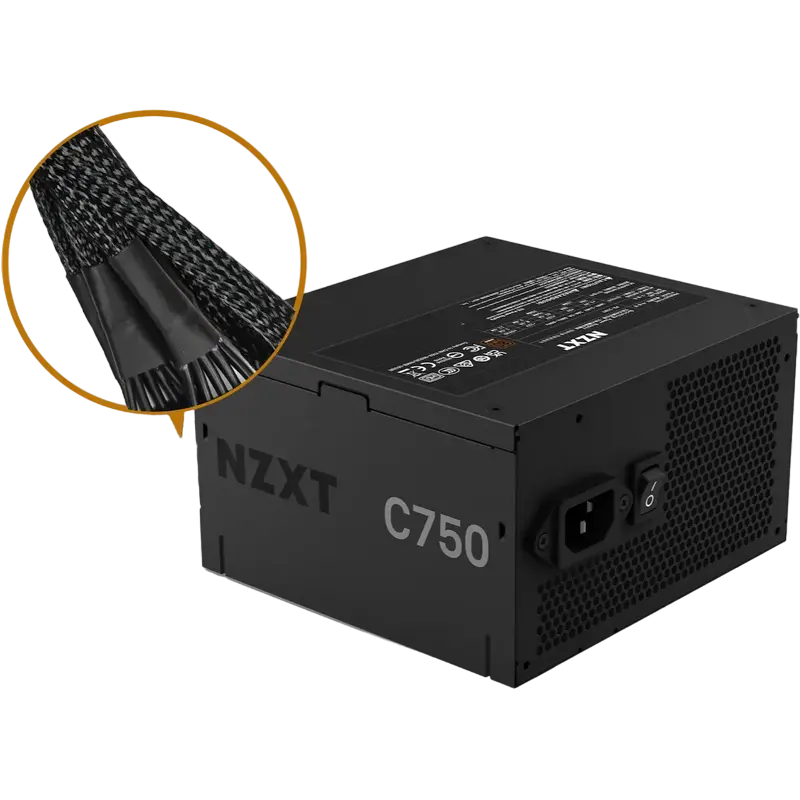 Sursă Alimentare PC NZXT C750 Bronze, 750W, ATX, Nemodular