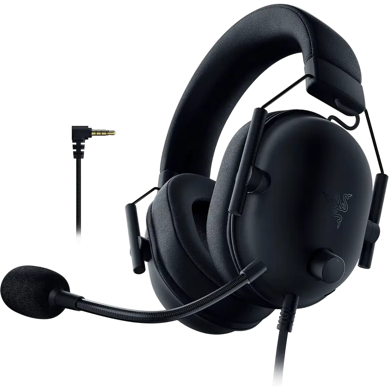 Căști gaming Razer BlackShark V2 X pentru Xbox, Cu fir, Negru