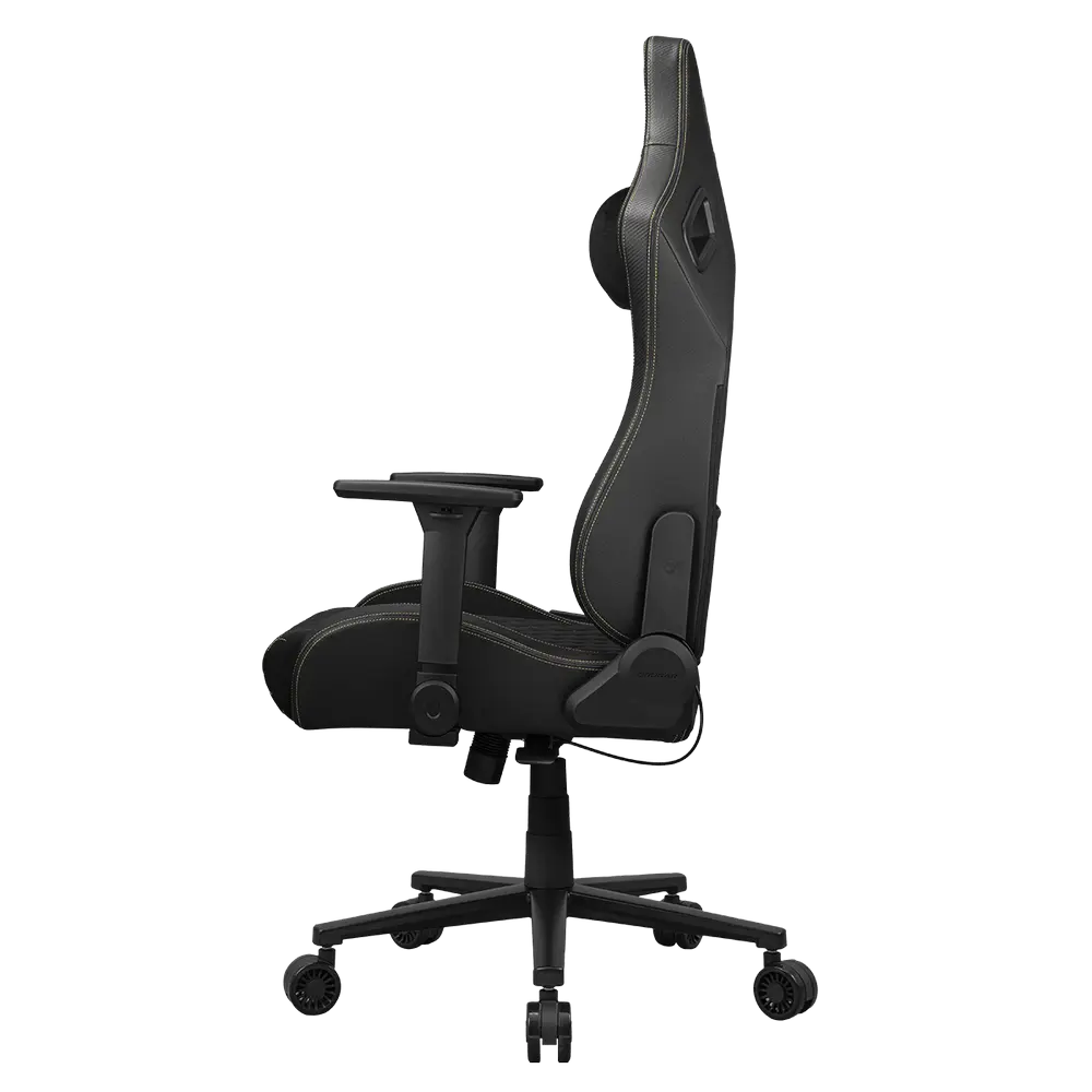 Scaun Gaming Cougar Defensor, Țesătură, PU Piele, Auriu